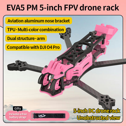 5-Inch FPV Drone Frame - Carbon Fiber & CNC Aluminum for DJI O4 / O3 / Vista (DC & XH Styles)