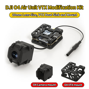 PFV DJI accessories O4 Air Unit lite drone camera modification shell, image transmission fixed bracket, cooling kit