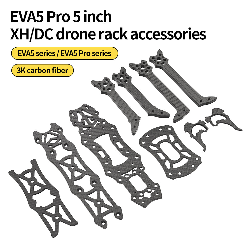 EVA5/EVA5 PRO 5 Inches FPV Racing  Drone All Carbon Fiber DC XH Rack Accessories