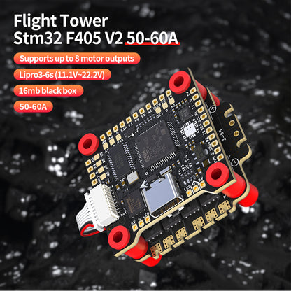 F405 BLS 50A 55A 60A 30x30 4in1 ESC BLHeli_S drone FPV controller w/External Capacitor DSHOT300/600 3-6S LiPo iNAV Betaflight