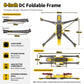 EVA8 8 Inch Foldable FPV Drone Frame, CNC Aluminum Carbon Fiber Frame Kit for 8" Freestyle Long Range FPV Quadcopter For 2809/2810/2812/3110/3115 Motors