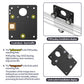 Laser Engraving Machine All Metal Parts X/Y Axis Moving Skateboard Kit