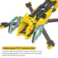 Freestyle & Racing 4-Inch FPV Frame Carbon Fiber & Aluminum For DJI O4 / O4 Pro / O3 / Vista Tough & Impact Resistant Must-Have For Beginner