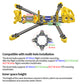4-inch FPV drone frame kit, XH wheelbase 180mm, DC wheelbase 186mm, carbon fiber quadcopter frame with 3mm arm