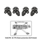 5-Inch FPV Drone Frame - Carbon Fiber & CNC Aluminum for DJI O4 / O3 / Vista (DC & XH Styles)