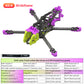 4-inch FPV drone frame kit, XH wheelbase 180mm, DC wheelbase 186mm, carbon fiber quadcopter frame with 3mm arm