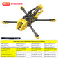 4-inch FPV drone frame kit, XH wheelbase 180mm, DC wheelbase 186mm, carbon fiber quadcopter frame with 3mm arm