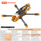 4-inch FPV drone frame kit, XH wheelbase 180mm, DC wheelbase 186mm, carbon fiber quadcopter frame with 3mm arm