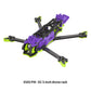 Universal 5" Drone FPV Frame Carbon Fiber & CNC Aluminum Compatible with DJI O4 Pro, O4, O3, & Vista (Dual DC/XH)