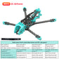 4-inch FPV drone frame kit, XH wheelbase 180mm, DC wheelbase 186mm, carbon fiber quadcopter frame with 3mm arm