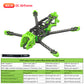 4-inch FPV drone frame kit, XH wheelbase 180mm, DC wheelbase 186mm, carbon fiber quadcopter frame with 3mm arm